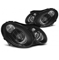 Faros Delanteros Mercedes Clk W209 03-10 Negro