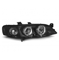Faros Delanteros Angel Eyes Opel Vectra B 99-03.02 Fondo Negro