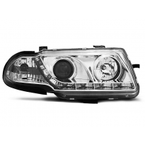 Opel Astra F 09.91-08.94 Faros Delanteros Luz Diurna Cromados