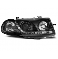 Opel Astra F 09.91-08.94 Faros Delanteros Luz Diurna Fondo Negro