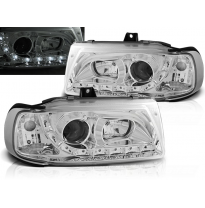 Faros Delanteros Luz Diurna Seat Ibiza/Cordoba/Polo Variant, Sedan 10.93-08.99 Cromados