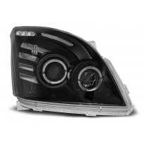 Faros Delanteros Angel Eyes Toyota Land Cruiser 120 03-09 Fondo Negro