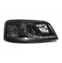 Vw T5 04.03-08.09 Faros Delanteros Luz Diurna Fondo Negro