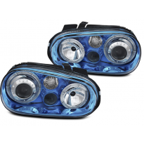 FAROS OJOS DE ÁNGEL AZUL se adapta a VW GOLF 4 09.97-09.03