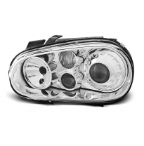 Faros Delanteros Vw Golf 4 09.97-09.03 R32 Look Cromado