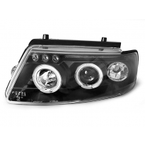 Faros Delanteros Angel Eyes Vw Passat B5 3b 11.96-08.00 Fondo Negro