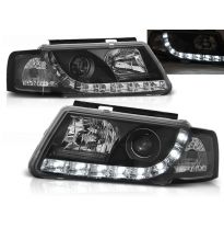 Faros Delanteros Luz Diurna Vw Passat B5 3b 11.96-08.00 Tru Drl Ece-R87 Negro