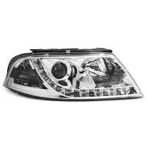 Vw Passat 3bg 09.00-03.05 Faros Delanteros Luz Diurna Tru Drl Ece-R87 Cromado