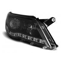 Vw Tiguan 10.07-11 Faros Delanteros Luz Diurna Fondo Negro