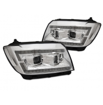 FAROS DELANTEROS FAROS DELANTEROS LUZ CROMADO DRL para VW CRAFTER II 2017- con intermitente dinamico