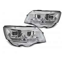 FAROS DELANTEROS FAROS DELANTEROS LUZ CROMADO DRL para VW T6.1 20- con intermitente dinamico