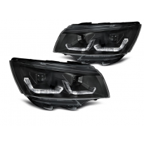 FAROS DELANTEROS FAROS DELANTEROS LUZ NEGRO DRL para VW T6.1 20- con intermitente dinamico