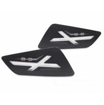 LED DE INTERMITENTE DELANTERO NEGRO PARA VESPA GTS / GTV 300cc