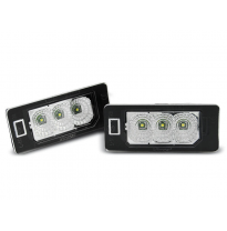 Luces Matricula Audi Q5 / A4 08-10 / A5 / Tt / Vw Passat B6 Kombi Led Cree Canbus Transparente