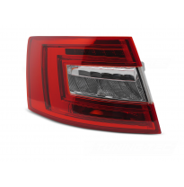 PILOTO TRASERO LED ROJA BLANCA LADO IZQUIERDO TYC PARA SKODA OCTAVIA III 12-16 LIFTBACK