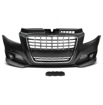 Paragolpes Delantero Audi A3 08-12 S8 Style Cromado Negro Pdc