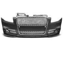 Paragolpes Delantero Audi A4 04-08 Rs Style Cromado Negro Pdc