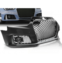 Paragolpes Delantero Audi A3 12-16 Rs3 Style Cromado Negro