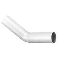 AEM Tuberia universal TUBE; 2.5&quot; DIA. AL, 45 DEG BEND, 1D