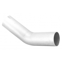 AEM Tuberia universal TUBE; 3.25&quot; DIA. AL, 45 DEG BEND, 1D