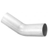 AEM Tuberia universal TUBE; 4&quot; DIA. AL, 45 DEG BEND, 1D