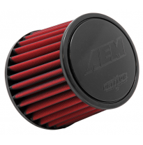 AEM Filtro de aire universal; 2.75&quot; X 5&quot; DRYFLOW