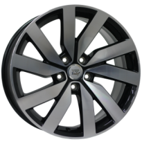 Llanta Wsp Italy VW    R 8X18 W468  CHEOPE ET44 5X112 57.1 GLOSSY BLACK POL. +  m