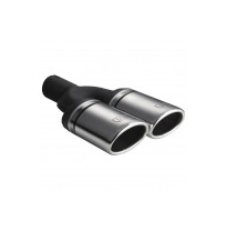 Cola Escape Doble Ovalada 95x65x200 Exclusief Demper Rvs Ulter Sport