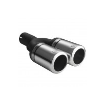 Cola Escape Doble Redonda ø80x200 Exclusief Demper Rvs Ulter Sport