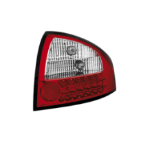 Led Pilotos Traseros Audi A6 97-04 _ Rojo/Crystal