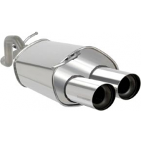 Escape Powersprint Audi A3 1.6 9/96-02 &lt;Br&gt;2x ø 89 Mm  Homologado Sa 3