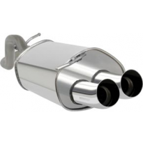 Escape Powersprint Audi A3 1.8 20v 9/96-02 &lt;Br&gt;2x ø 76 Mm Homologado Sa 4