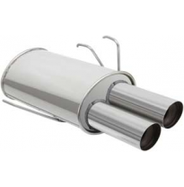 Escape Powersprint Peugeot 106  <Br>2x ø 76 Mm Homologado Sa 2