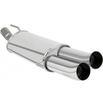 Escape Powersprint Vw Golf 3 1.9 Tdi 95- &lt;Br&gt;2x ø 76 Mm Homologado Sa 4