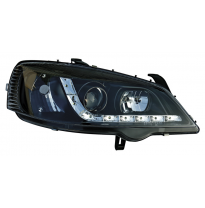 Faro Delantero Luz Diurna Opel Astra G 98-03 Negros