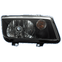 Faros Delanteros Kl Vw Bora 99- Black/Clear &#039;Manual&#039;