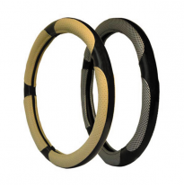 Funda Cubrevolante Negro/Gris Metal