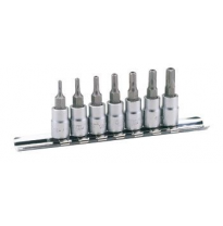 Juego De Llaves De Vaso 1/4&quot; Ts 5pt Inviolables 7pzs