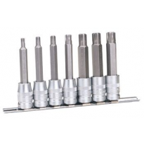 Juego De Llaves De Vaso 3/8&quot; + 1/2&quot;ribe 7pzs