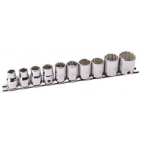 Juego De Llaves De Vaso 3/8&quot; 12pt 10pzs