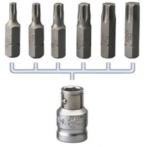 Juego De Puntas Torx 7pzs (3/8&quot;)