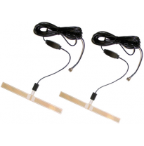 Kit De Dos Antenas Para Tdt  18 Db  5 M Con Conector Tipo F