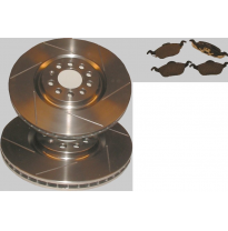 Kit Discos Delanteros + Pastillas Freno Delanteras Citroen C 2 /   1.6i 16v / Año  03 -&gt;