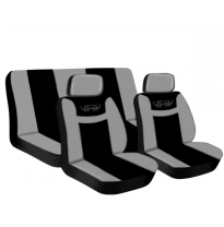 Kit Fundas P/Assientos Pro-Racing Gris (6pcs)