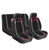 Kit Fundas P/Assientos Race Max Negro (6pcs)
