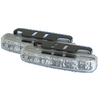 Led Luz Diurna Blanca 5led (E-Mark) 104x22mm Pareja