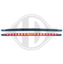 Luces De Freno 207, 06-12,Solo Cc; Led; Cristal Claro/Negro