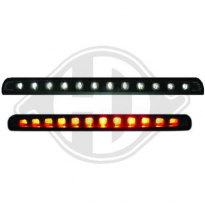 Luces Frenado Diseño Vw T5, 03-&gt;&gt; Led, Cristal Claro/ Negro