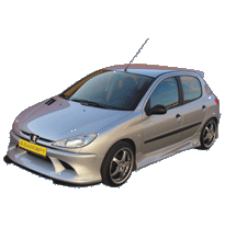 Paragolpes Delantero Vbumper Pe 206 Excl. Gti