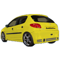 Paragolpes Trasero Abumper Pe 206 Basic Ii